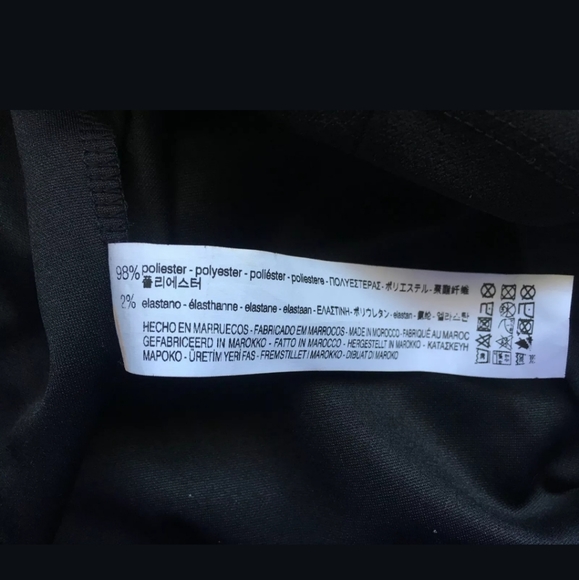 Zara Black Cutout Sleeveless Mini Dress Size M - Picture 4 of 5